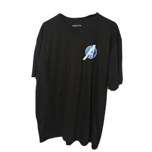 Avengers Embrace Your Powers Black Tshirt Mens Size XL Promo Shirt A symbol
